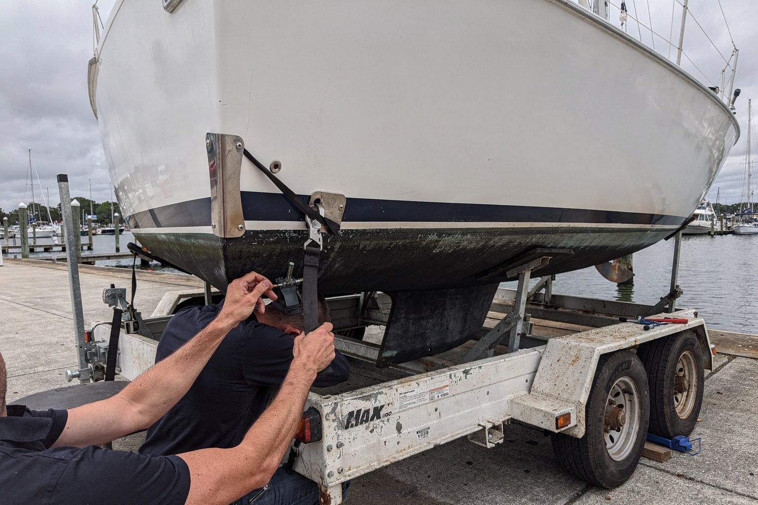 Boat removal service