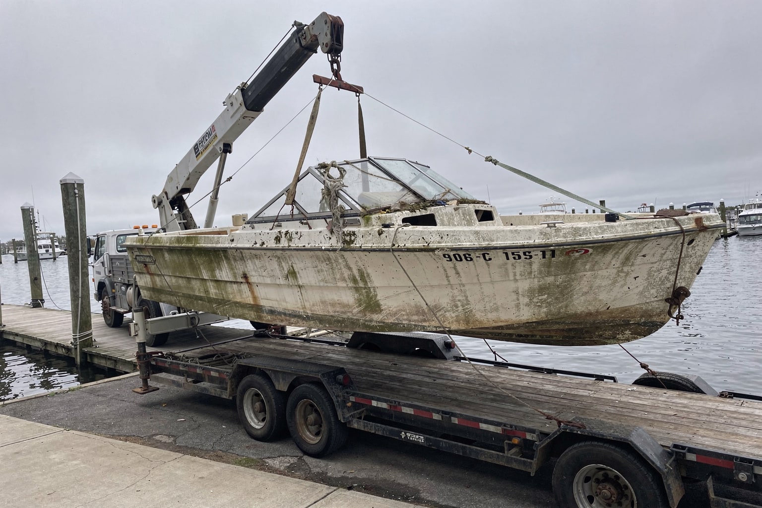 Boat removal service