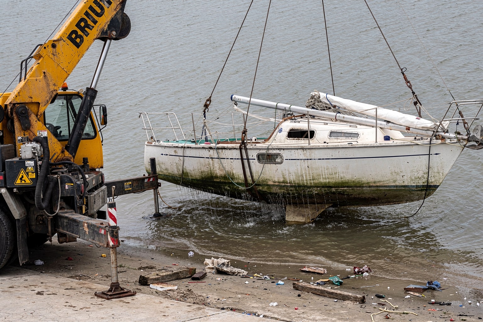 Boat removal service