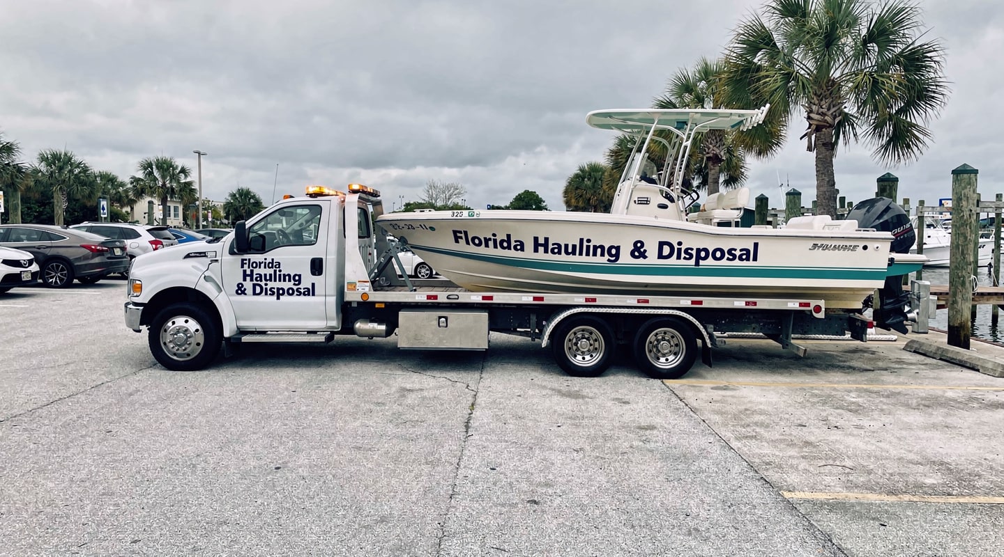 Boat removal service
