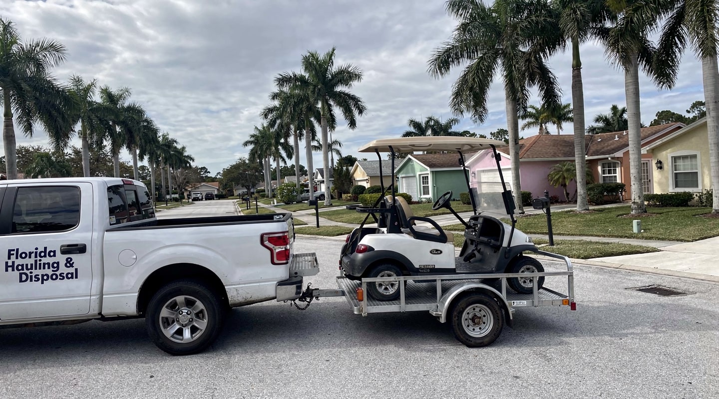 Golf cart transport service in Florida