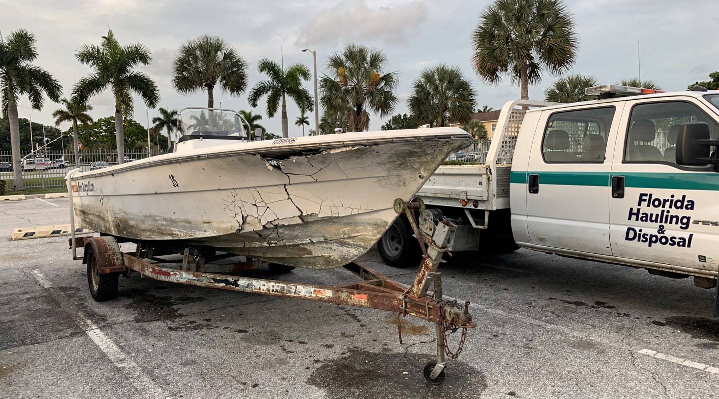 Junk boat removal — sell or dispose your junk boat
